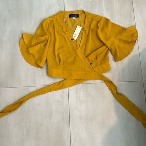 Mustard Tie top